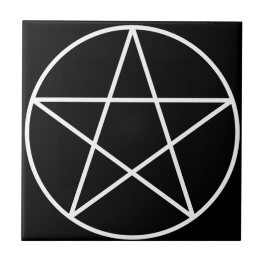 Pentagram Altar Tile Tegeltje (Voorkant)