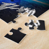 Pentagram blikseminslag legpuzzel (Zijkant)