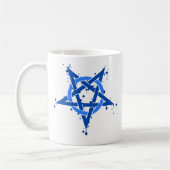 Pentagram Blue Koffiemok (Links)