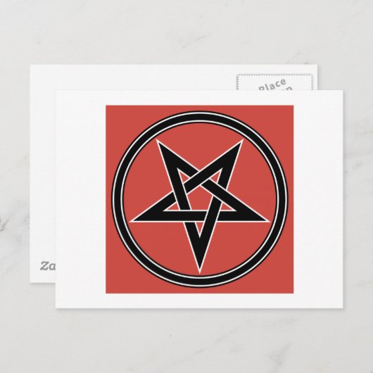 Pentagram Briefkaart (Voorkant / Achterkant)
