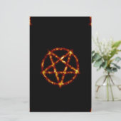 pentagram briefpapier (Staand voorkant)