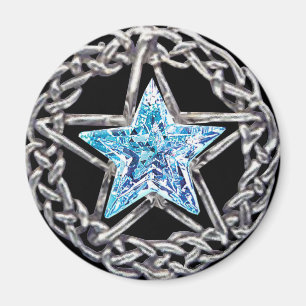 Pentagram Crystal Star Magneet