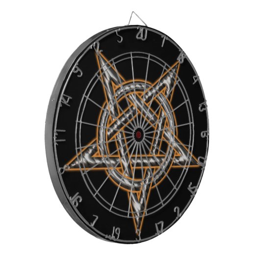 Pentagram Dartbord (Voorkant Links)
