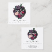 Pentagram en Rozen Square Visitekaartje (Voorkant / Achterkant)