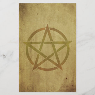 Pentagram gestructureerd briefpapier