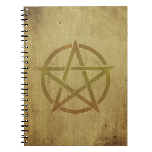 Pentagram gestructureerd notitieboek (Voorkant)