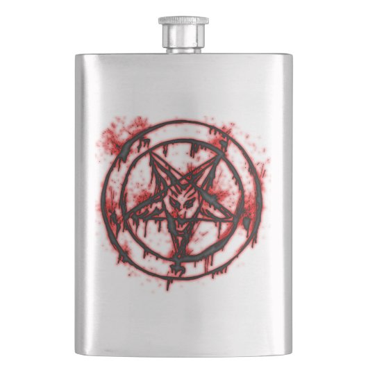 pentagram heupfles (Voorkant)