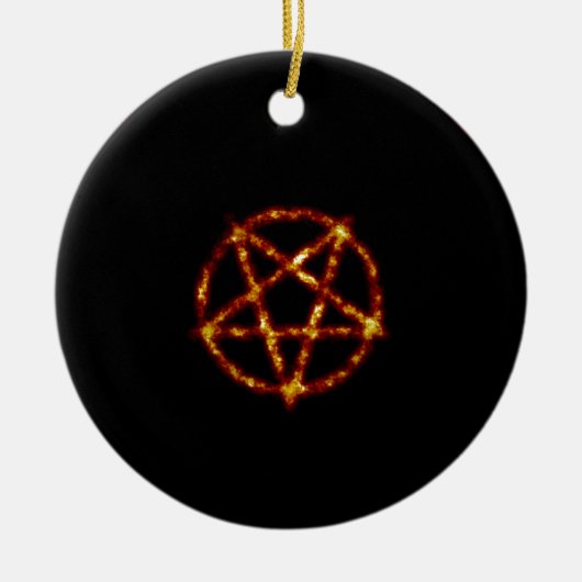 pentagram keramisch ornament (Voorkant)