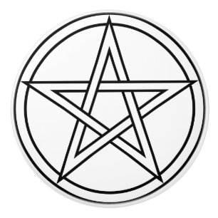 Pentagram Knob Keramische Knop