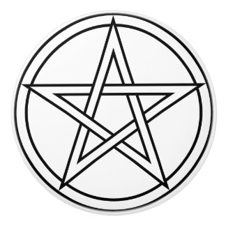 Pentagram Knob Keramische Knop