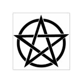 pentagram kunststempel rubberstempel (Afrduk)