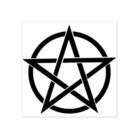 pentagram kunststempel rubberstempel (Afrduk)