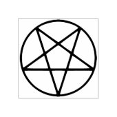 pentagram kunststempel rubberstempel (Afrduk)
