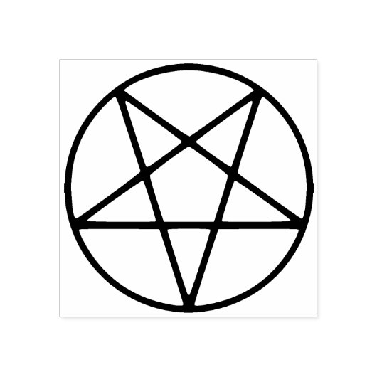 pentagram kunststempel rubberstempel (Afrduk)