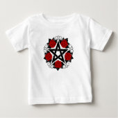 Pentagram met rode rozen (Voorkant)