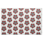 Pentagram met rode rozen stof (Fat Quarter)