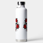 Pentagram met rode rozen waterfles (Rechts)