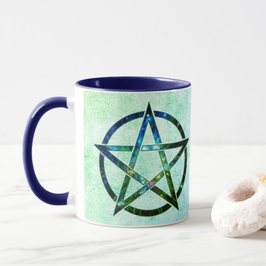 Pentagram Mok (Met donut)