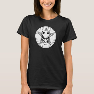 Pentagram Occult Dark Art Grunge Gothic Gothic Aes T-shirt