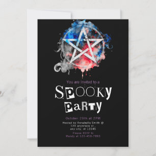 Pentagram Pagan Moderne Minimalistische Halloween Kaart