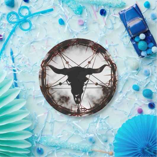 Pentagram Papieren Bordje (Feest)