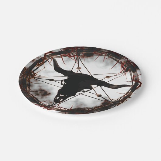 Pentagram Papieren Bordje (Gekanteld)