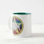 Pentagram Pentacle Triple Goddess Mok (Voorkant links)