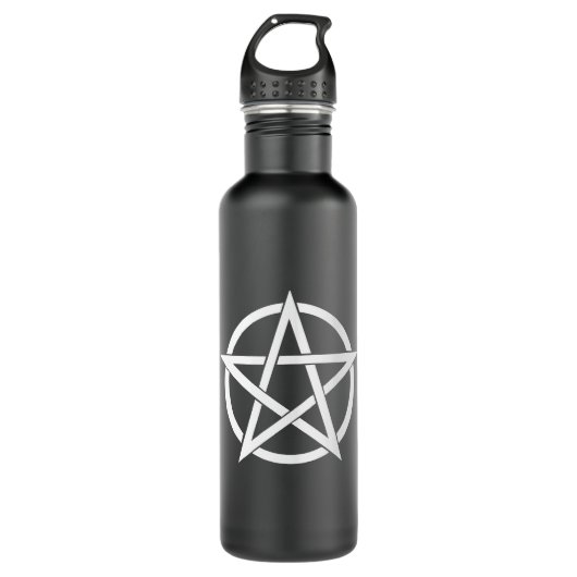 Pentagram/pentakel Waterfles (Voorkant)