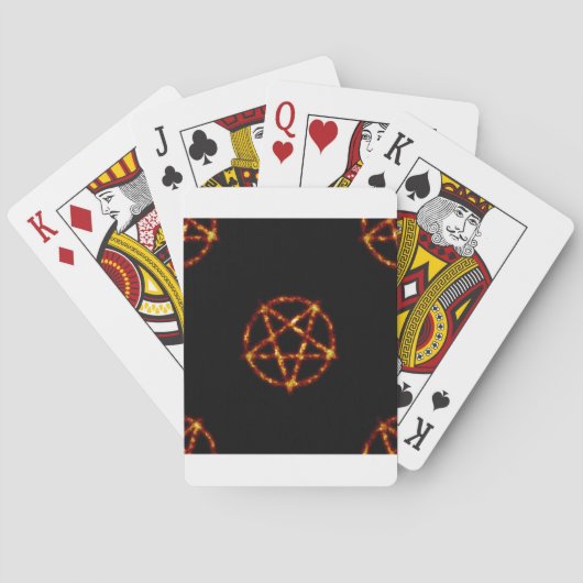 pentagram pokerkaarten (Achterkant)