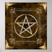 Pentagram-poster Poster (Voorkant)