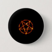 pentagram ronde button 5,7 cm (Voorkant)