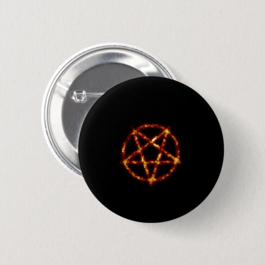 pentagram ronde button 5,7 cm (Voorkant /achterkant)