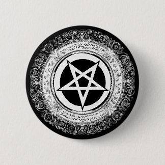 Pentagram Ronde Button 5,7 Cm