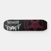 pentagram, satanisme, blitz persoonlijk skateboard (Horizontaal)
