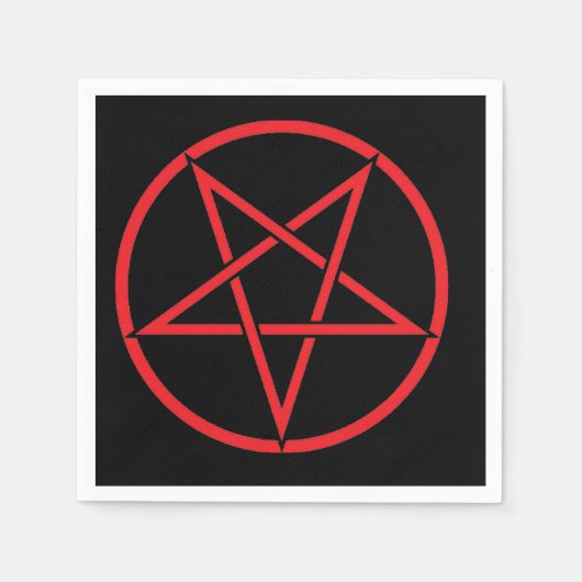 Pentagram servetten (Voorkant)