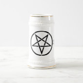 Pentagram Stein met Citaat Bierpul (Center)