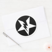 Pentagram-stickers Ronde Sticker (Envelop)