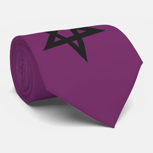 Pentagram Stropdas (Opgerold)