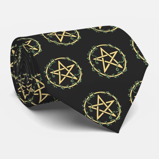 Pentagram-Stropdas Stropdas (Opgerold)