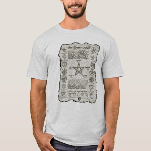 pentagram t-shirt (Voorkant)