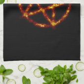 pentagram theedoek (Gevouwen)