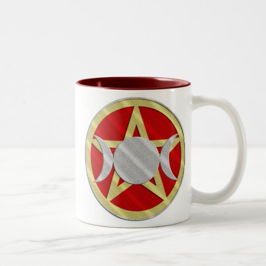 Pentagram Triple Goddess Witches Brew Mok (Rechts)