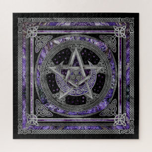 Pentagram Triskelion Amethyst Moon Legpuzzel