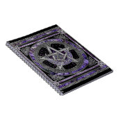 Pentagram Triskelion Amethyst Moon Notitieboek (Rechterzijde)