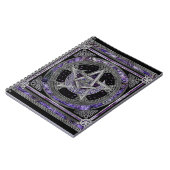 Pentagram Triskelion Amethyst Moon Notitieboek (Linkerzijde)