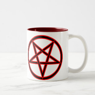 Pentagram Tweekleurige Koffiemok