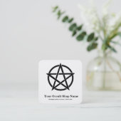 Pentagram  vierkante visitekaartje (Staand voorkant)