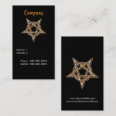 Pentagram Visitekaartje (Voorkant / Achterkant)