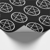 Pentagram (wit) nr. 1 cadeaupapier (Hoek)