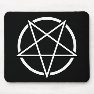 Pentagram (wit) nr. 1 muismat